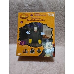 NEW Disney Mickey Mouse GEMMY Pumpkin Decorating Kit Halloween‎ Scary